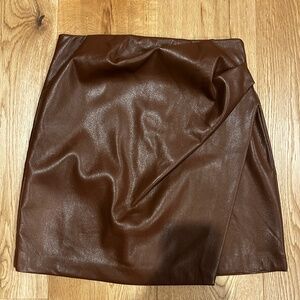 Aritzia leather mini